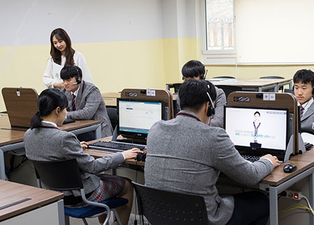 e-school 학습 중인 학생선수